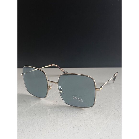 Miu Miu MU 61VS Square gold sunglasses main image 6